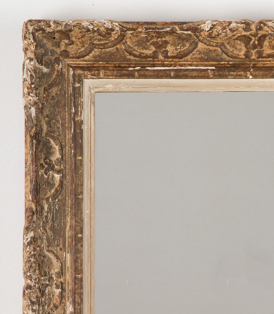 French 20th Century Montparnasse Carved Framed Mirror MI3539168