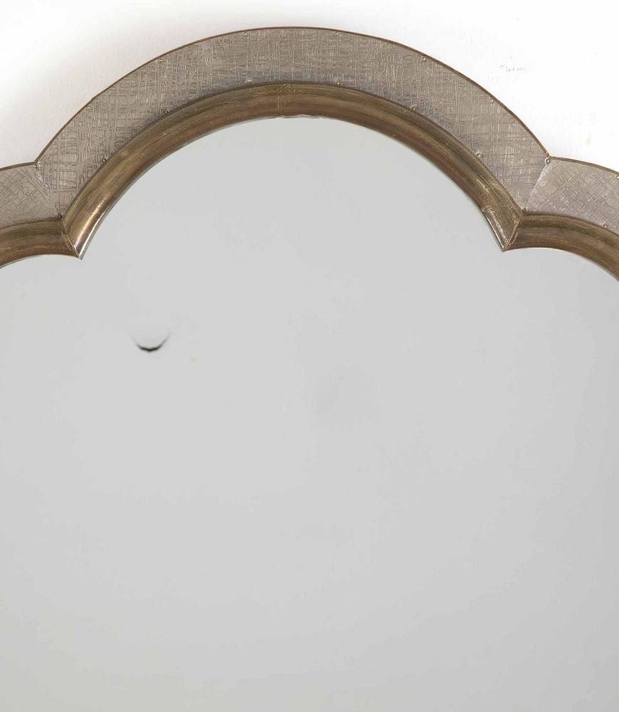Late 20th Century Spanish Brass Mirror MI3842777