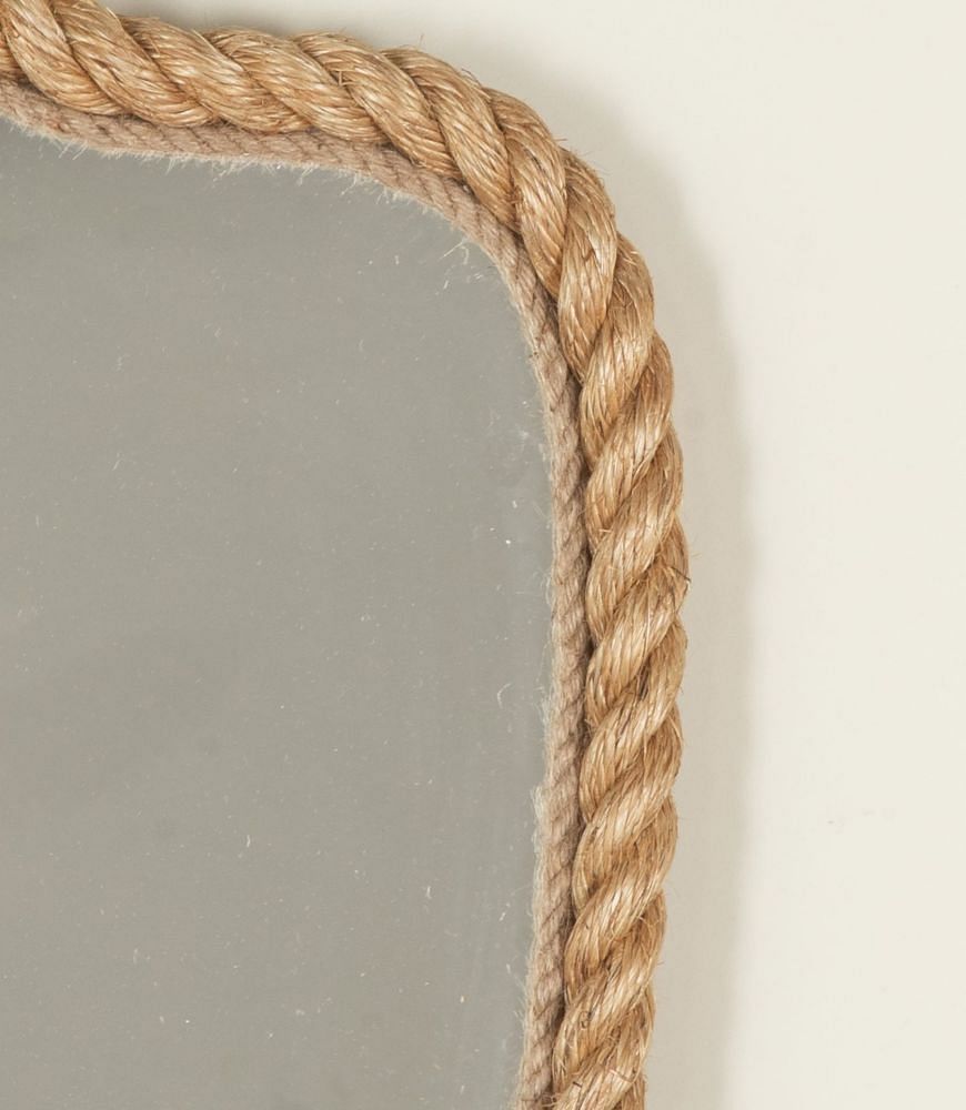 Contemporary French Rope Asymmetric Mirror MI4641751
