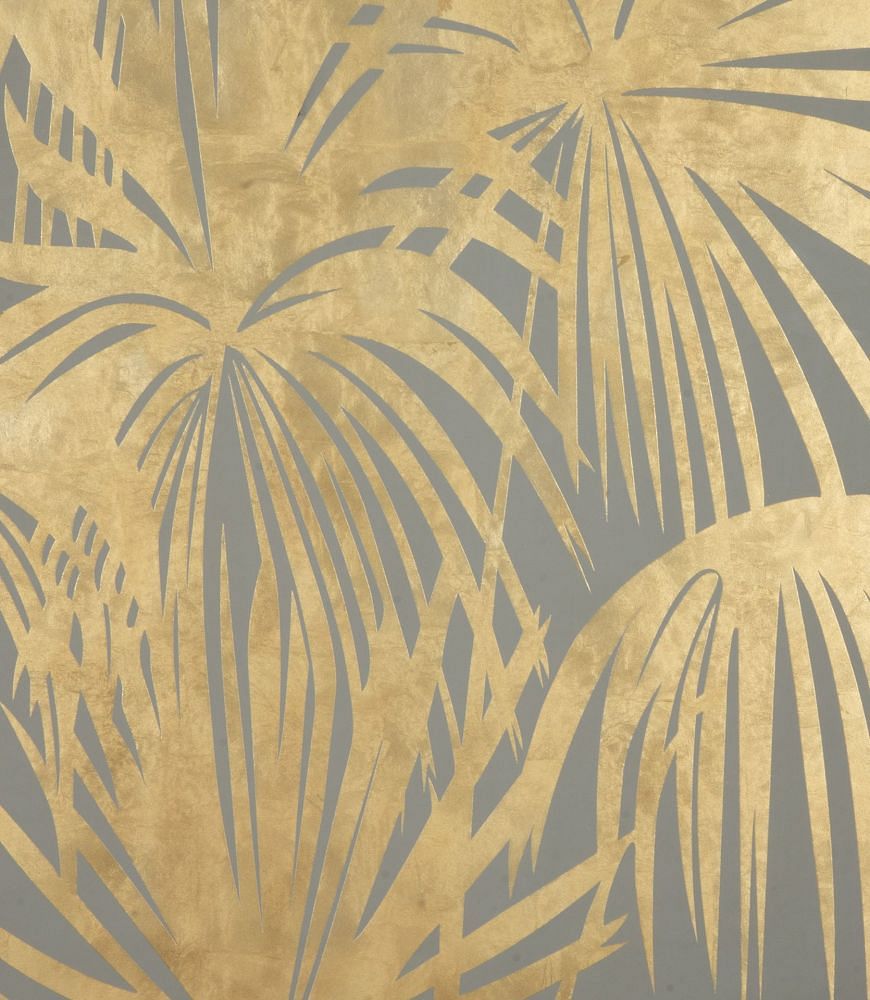 Large Contemporary Italian Palm Tree Patterned Mirror MI4641796