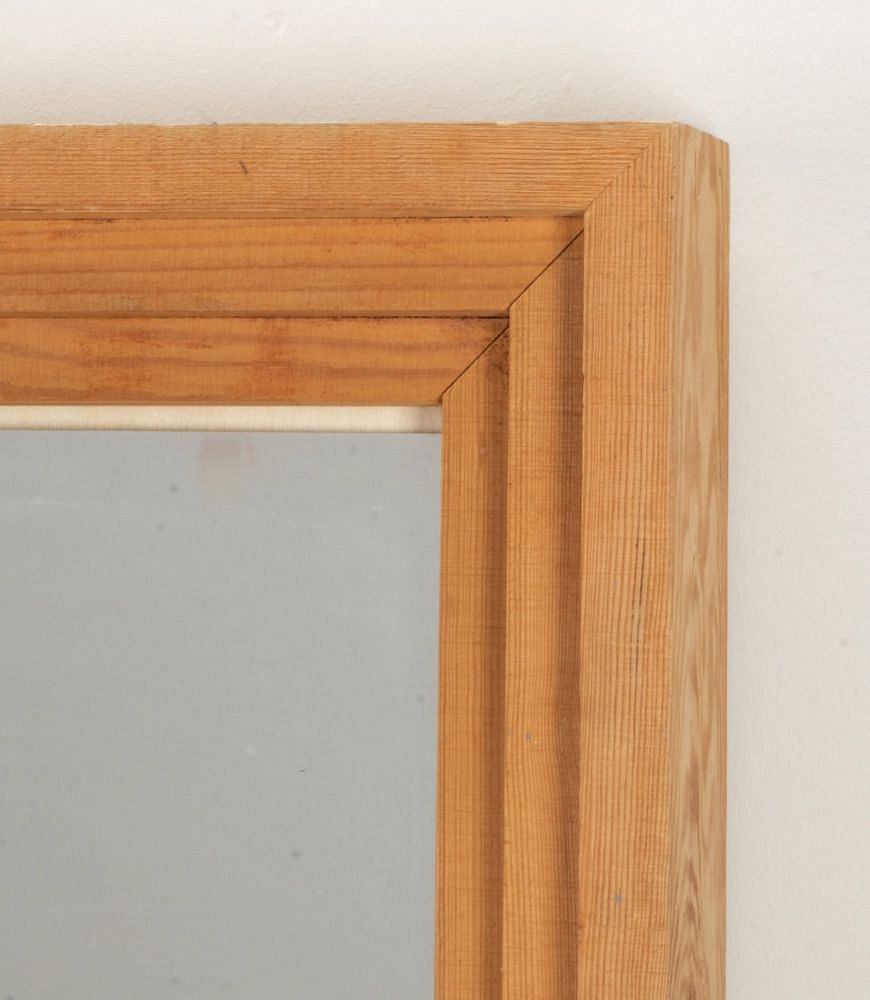 20th Century Italian Mario Ceroli Mirror MI4641839