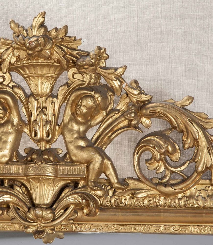Pair of 19th Century French Neo-Classical Gilt Mirrors MI4843135