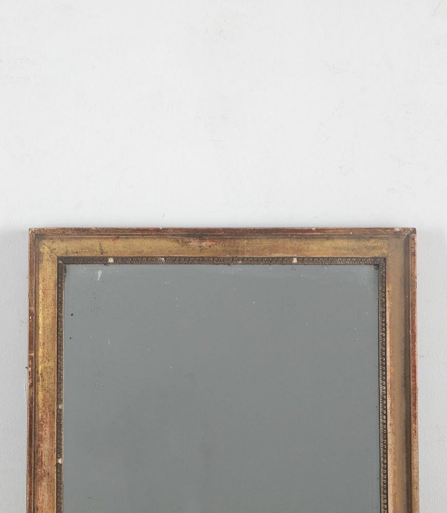 Late 18th Century French Mirror with Plain Gilded Frame MI7236853