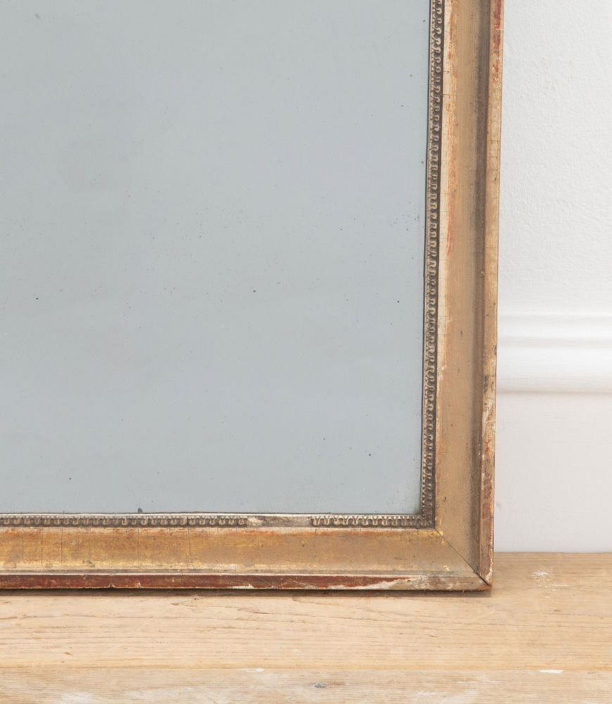 Late 18th Century French Mirror with Plain Gilded Frame MI7236853