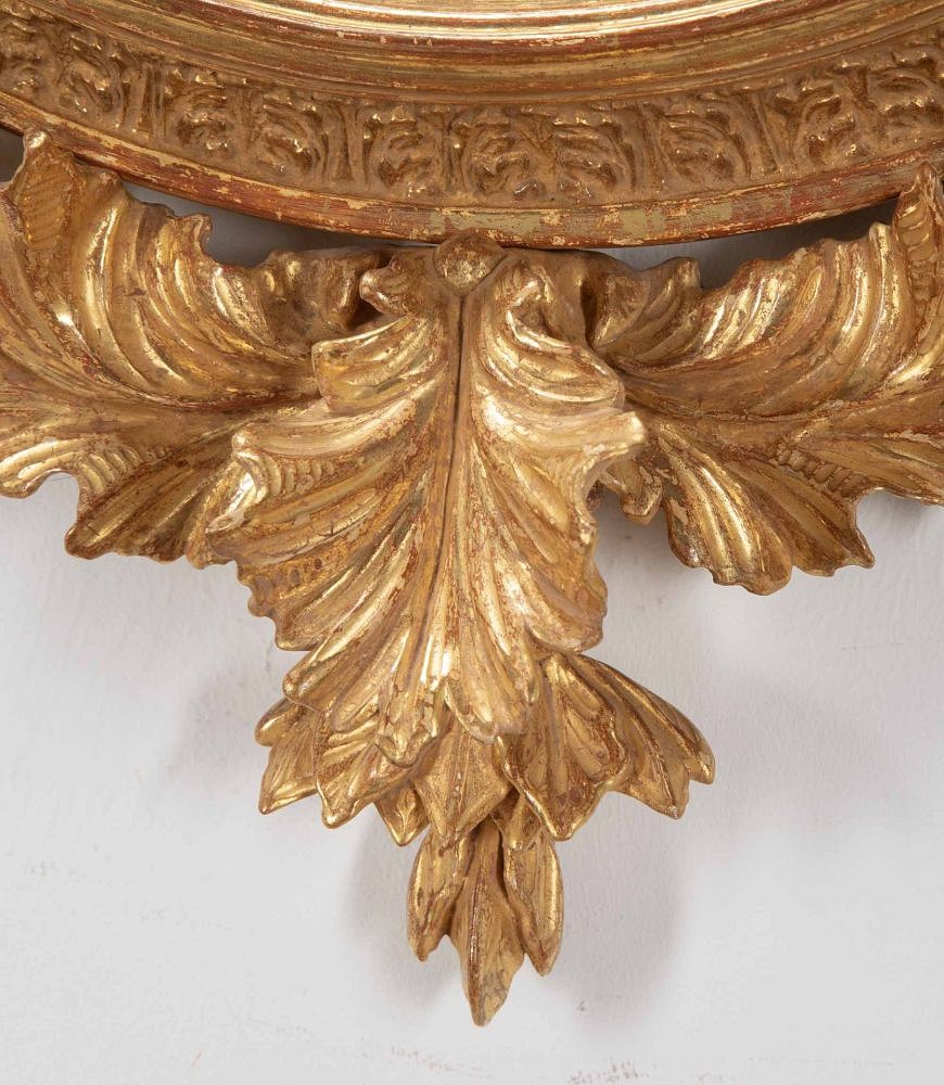 Small English Regency Convex Mirror MI8039844