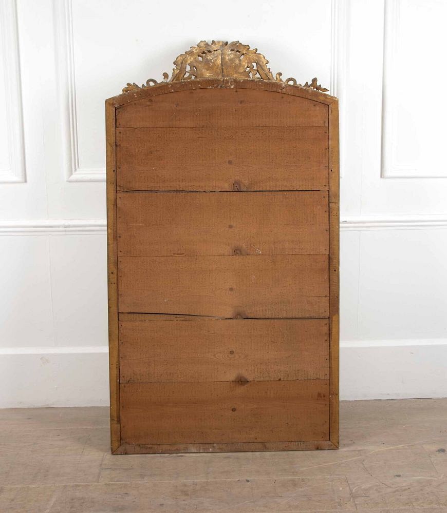 Late 19th Century French Gilded Wall Mirror with Shell Motif MI8540101