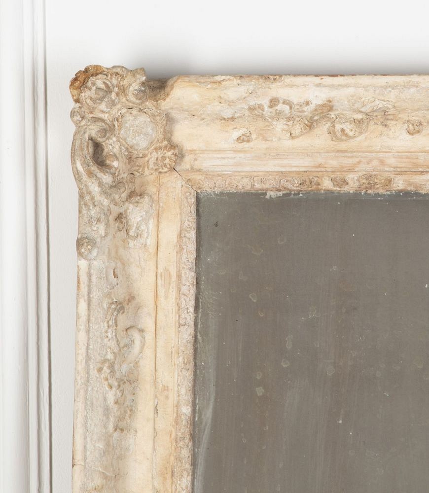 19th Century French Carved Frame Mirror MI9035939