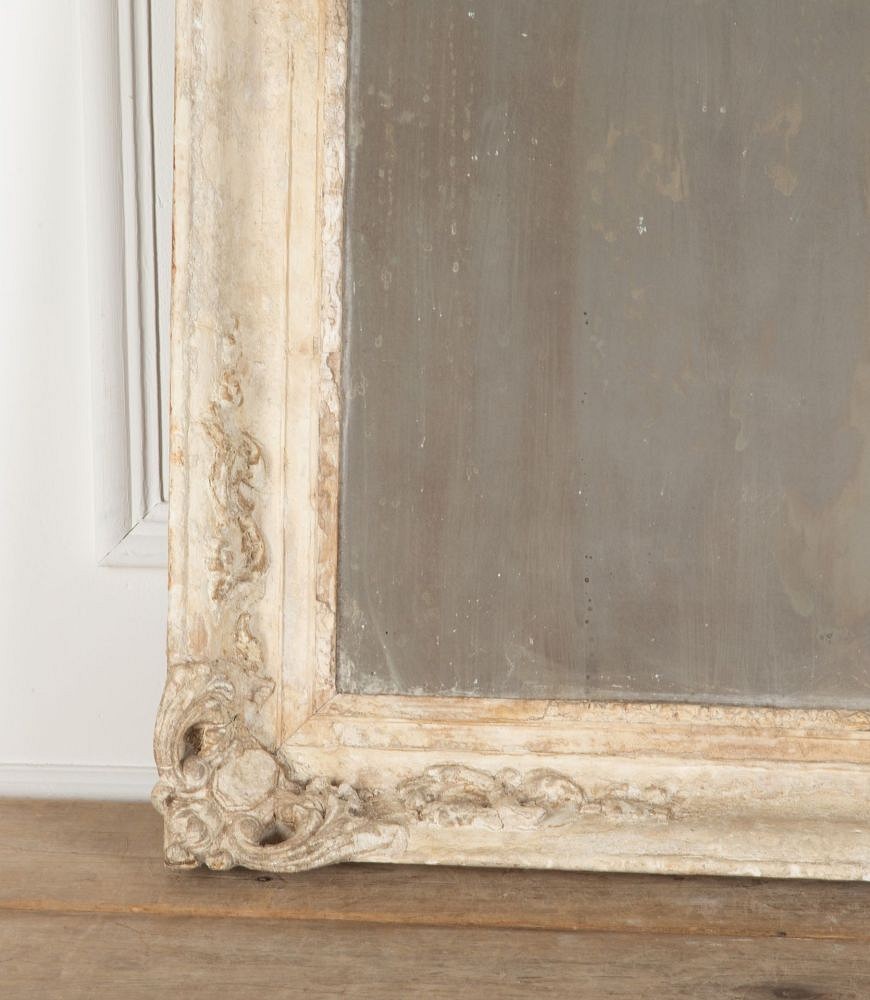 19th Century French Carved Frame Mirror MI9035939