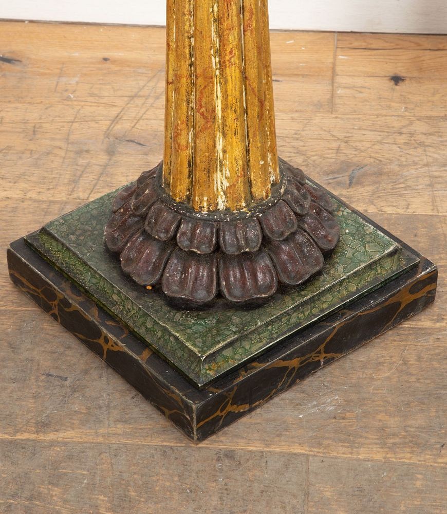 Regency Pair of Simulated Marble Torcheres OF0338751