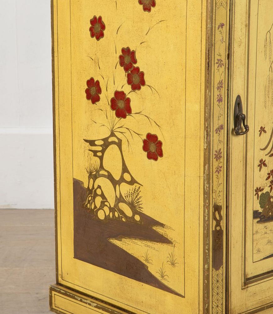 Early 20th Century Chinoiserie Pedestal Cabinet OF051729