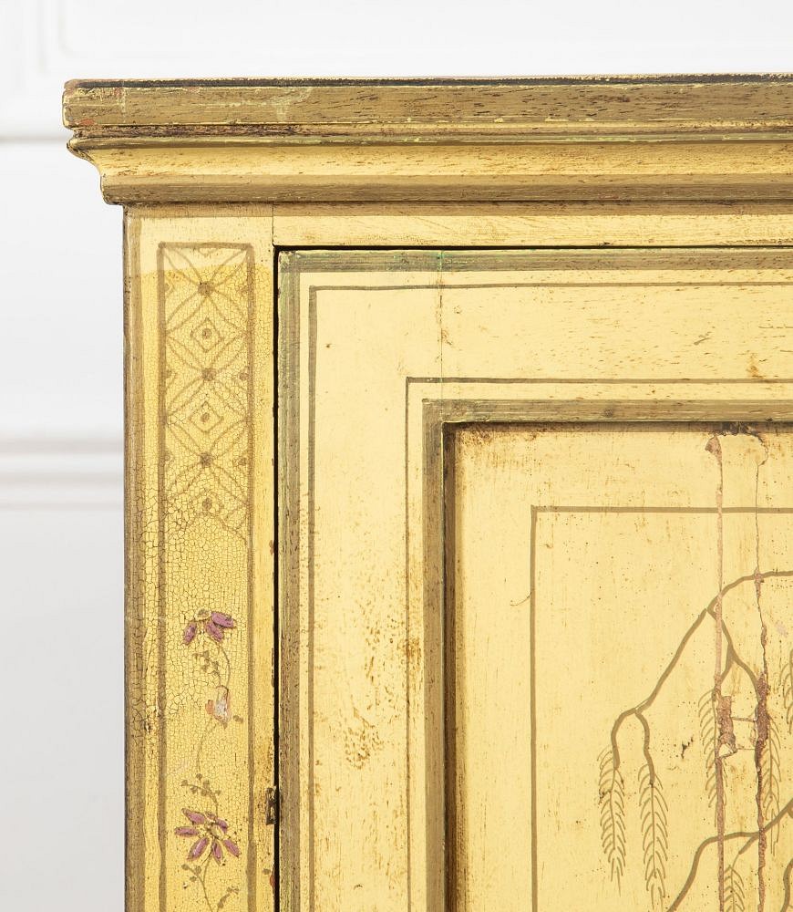 Early 20th Century Chinoiserie Pedestal Cabinet OF051729