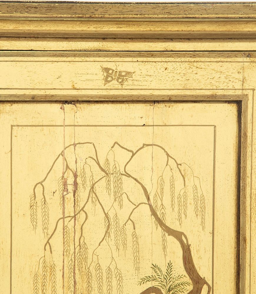 Early 20th Century Chinoiserie Pedestal Cabinet OF051729