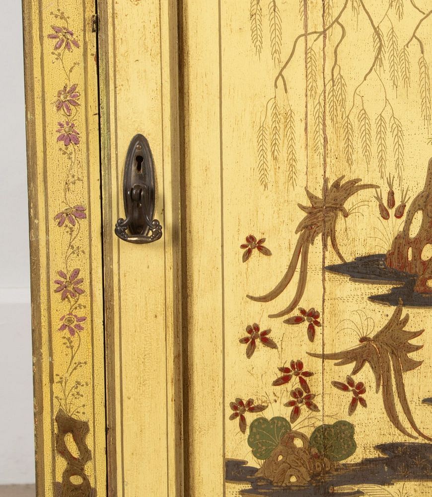 Early 20th Century Chinoiserie Pedestal Cabinet OF051729