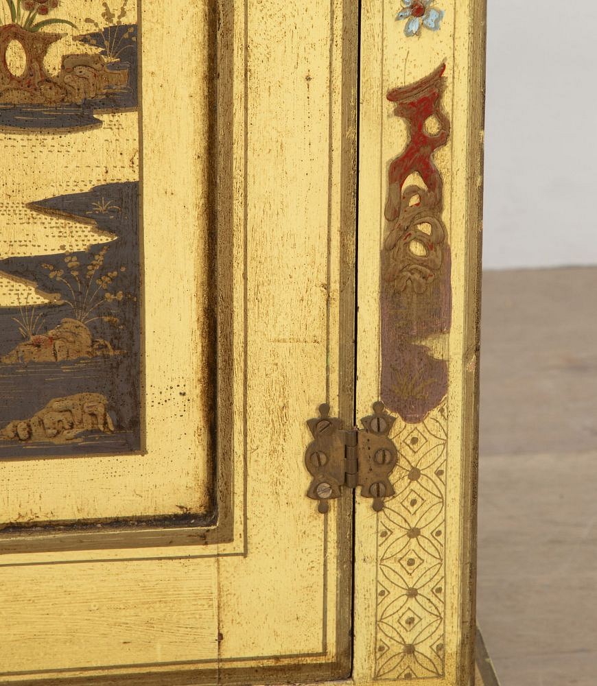 Early 20th Century Chinoiserie Pedestal Cabinet OF051729