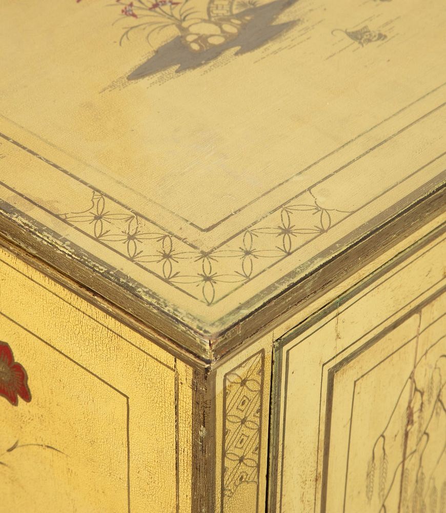 Early 20th Century Chinoiserie Pedestal Cabinet OF051729