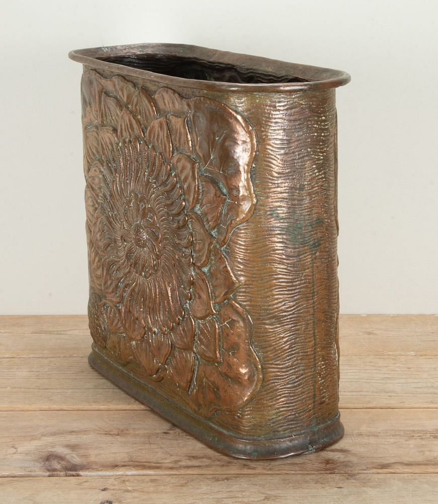 19th Century French Arts & Crafts Copper Umbrella Stand OF1542237