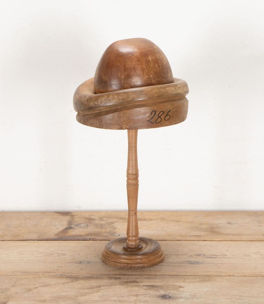 Early 20th Century French Two Part Hat Form OF2341832