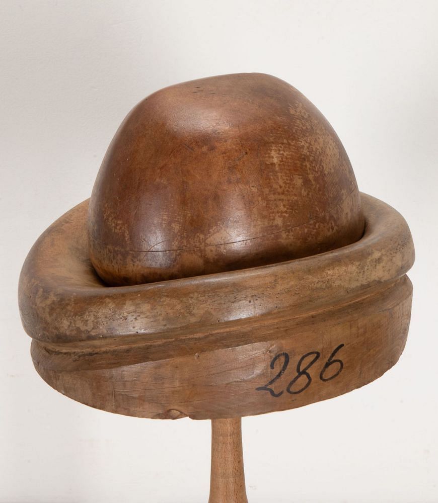Early 20th Century French Two Part Hat Form OF2341832