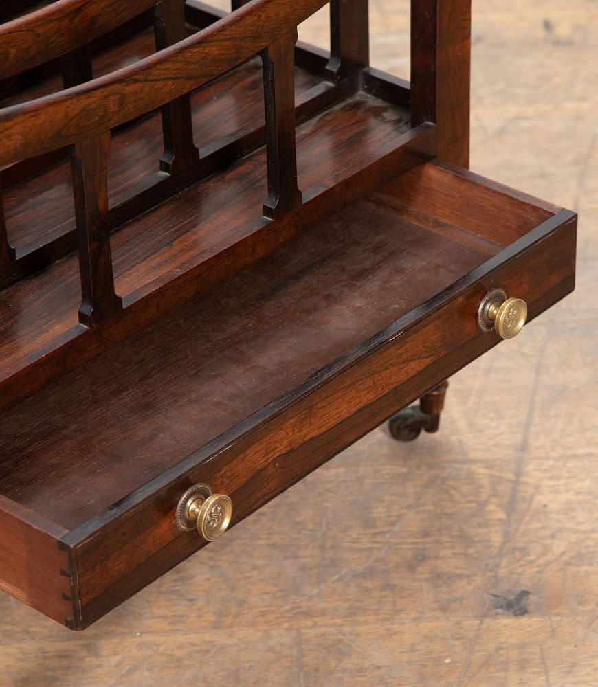 19th Century English Rosewood Canterbury Attributed Gillows OF3638821