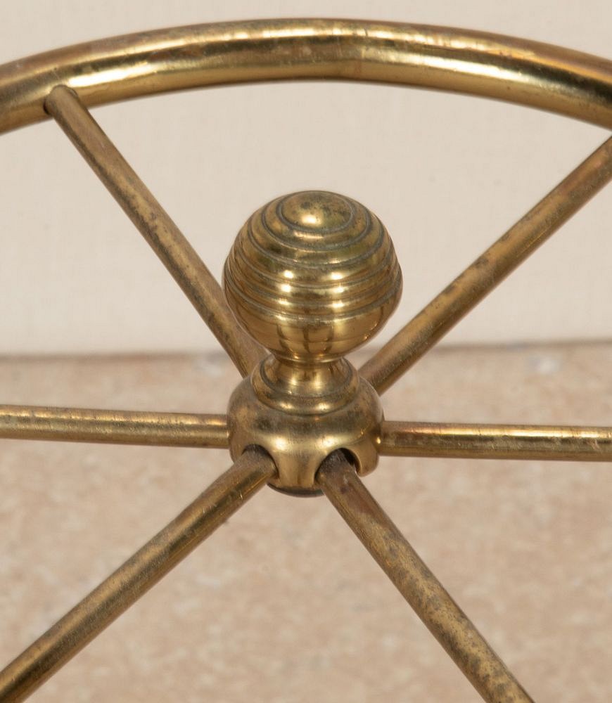 20th Century Edwardian Round Brass Umbrella Stand OF3643210
