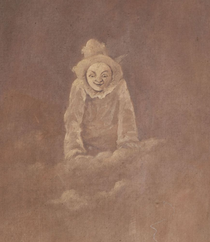 19th Century 'Pierrot' Four-Fold Screen OF4137981