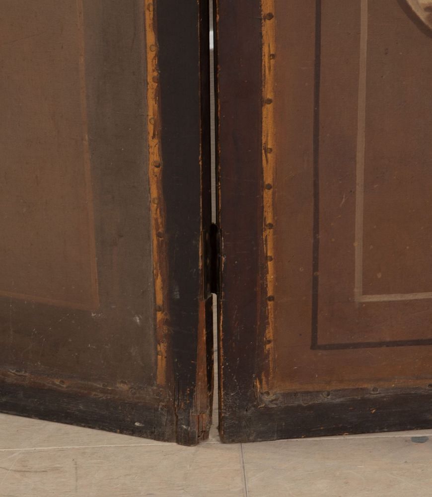 19th Century 'Pierrot' Four-Fold Screen OF4137981