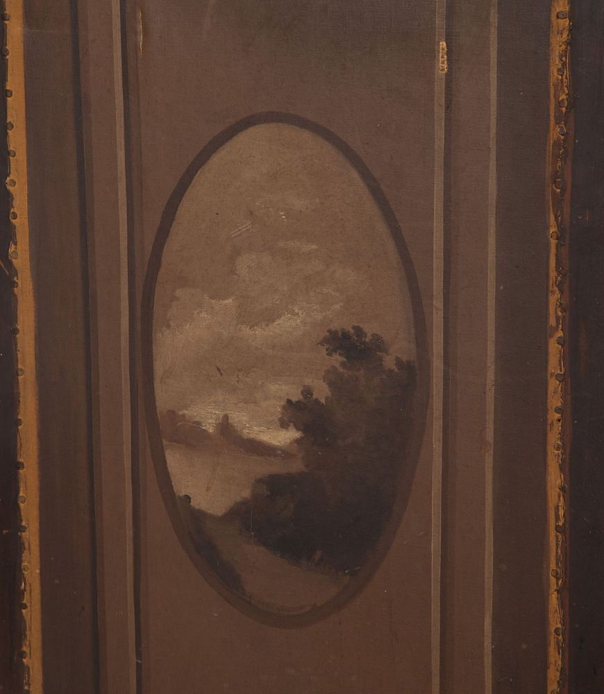 19th Century 'Pierrot' Four-Fold Screen OF4137981
