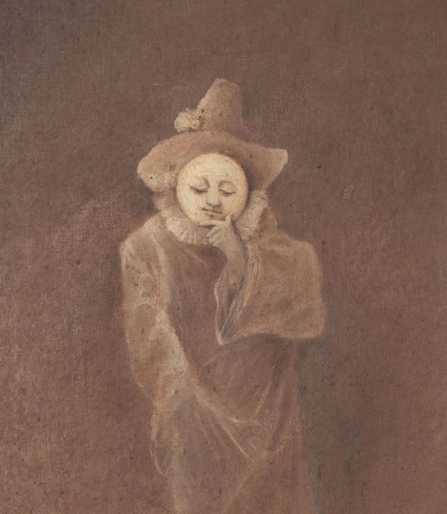 19th Century 'Pierrot' Four-Fold Screen OF4137981