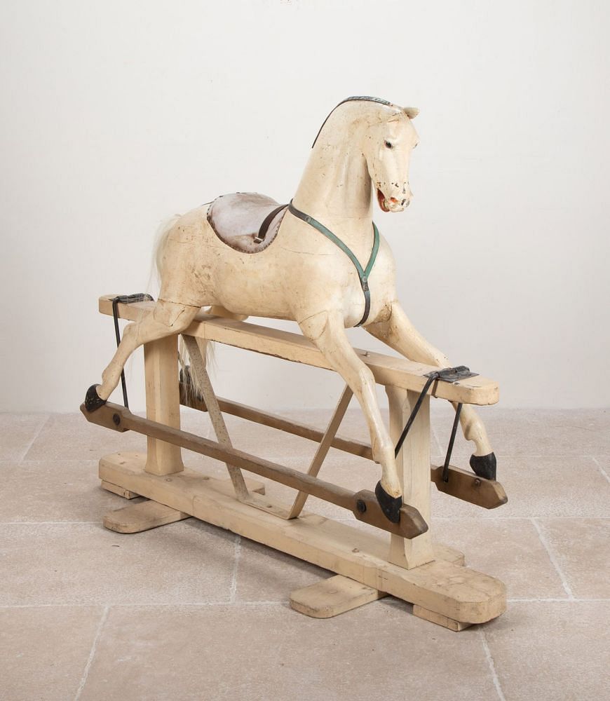 Large Early 19th Century English Rocking Horse OF6241821