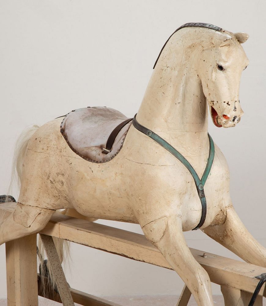 Large Early 19th Century English Rocking Horse OF6241821