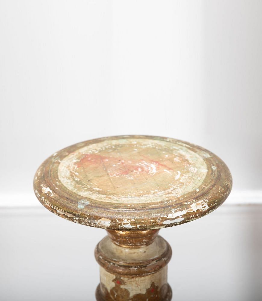 20th Century Italian Carved Wood Torchiere Stand OF8037819
