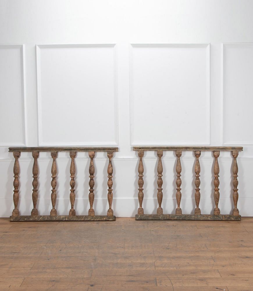 Pair of Italian 18th Century Balustrade Panels OF9338733