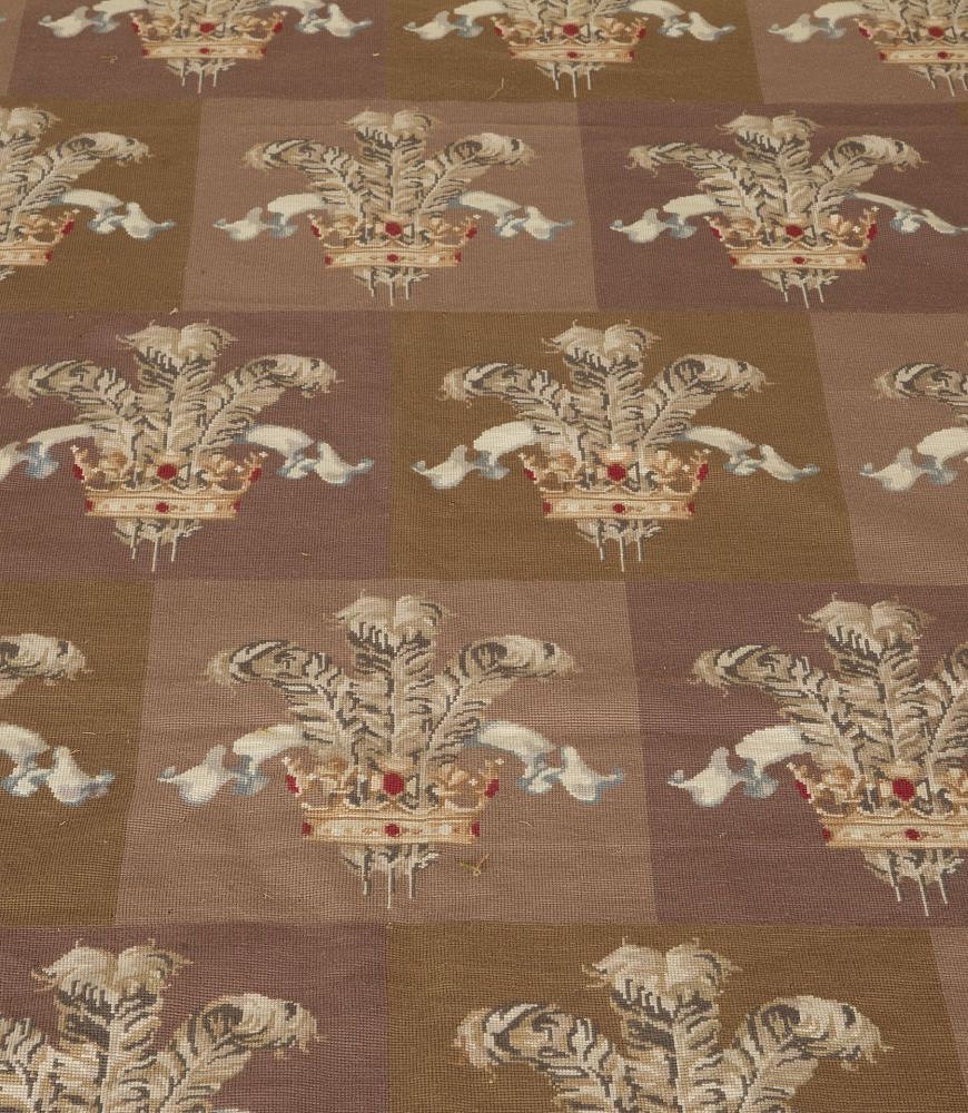 Large 19th Century English Needlepoint Carpet RT0342727