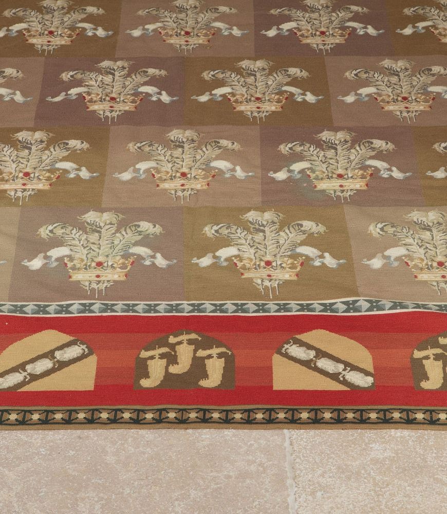 Large 19th Century English Needlepoint Carpet RT0342727