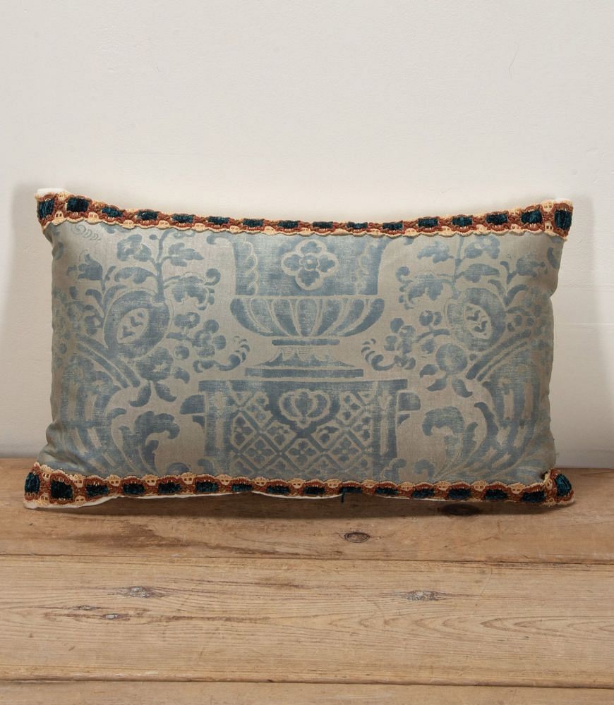 Large 20th Century Italian Fortuny Carnavalet Oblong Cushion RT1341882