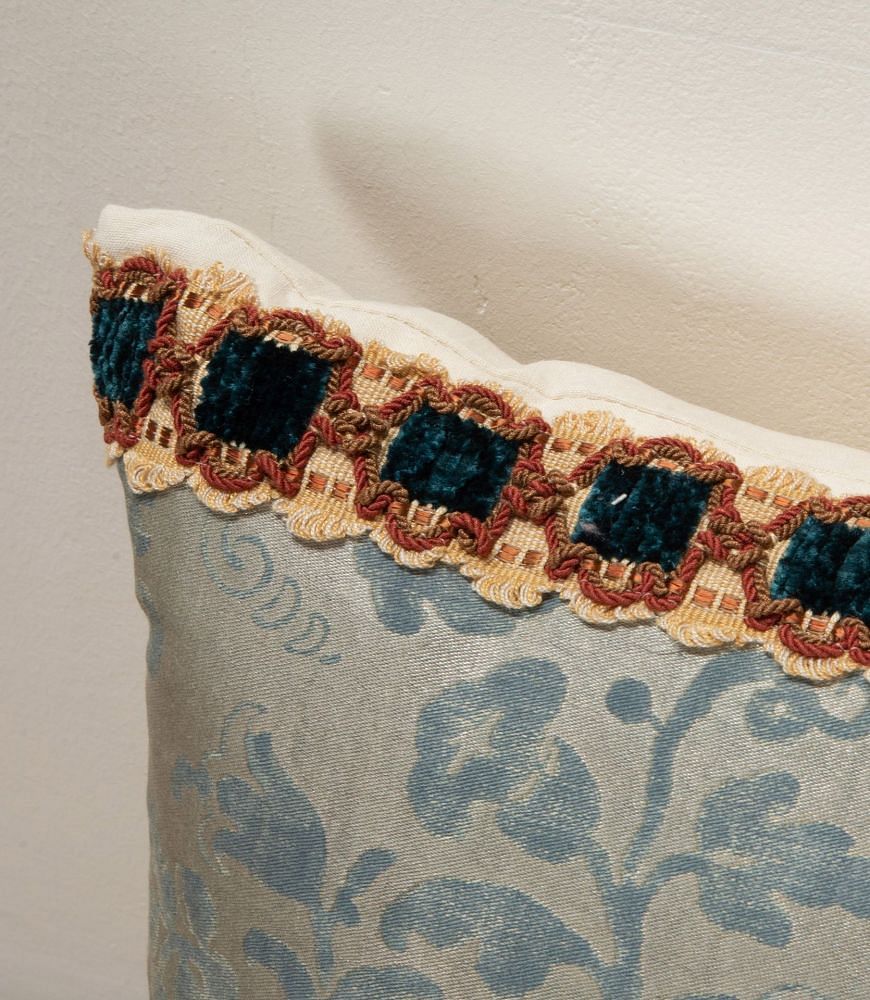 Large 20th Century Italian Fortuny Carnavalet Oblong Cushion RT1341882