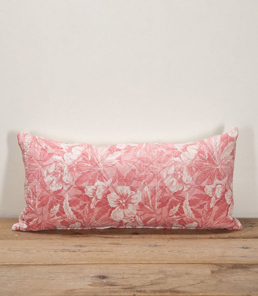 Huge 19th Century French Floral Quilted Cushion RT1341897