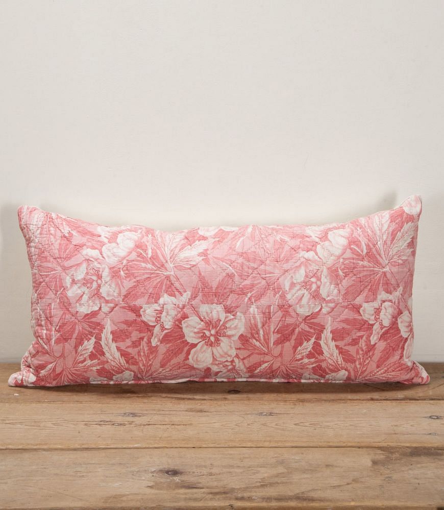 Huge 19th Century French Floral Quilted Cushion RT1341897