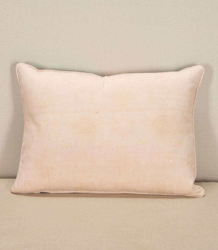 20th Century French Linen Cushion with Floral and Squirrel Decoration RT1342943
