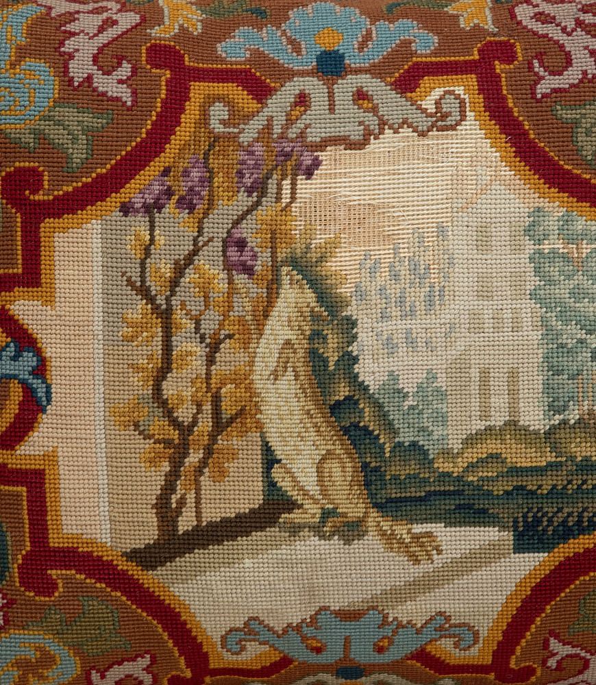 19th Century French Tapestry Cushion RT1542496