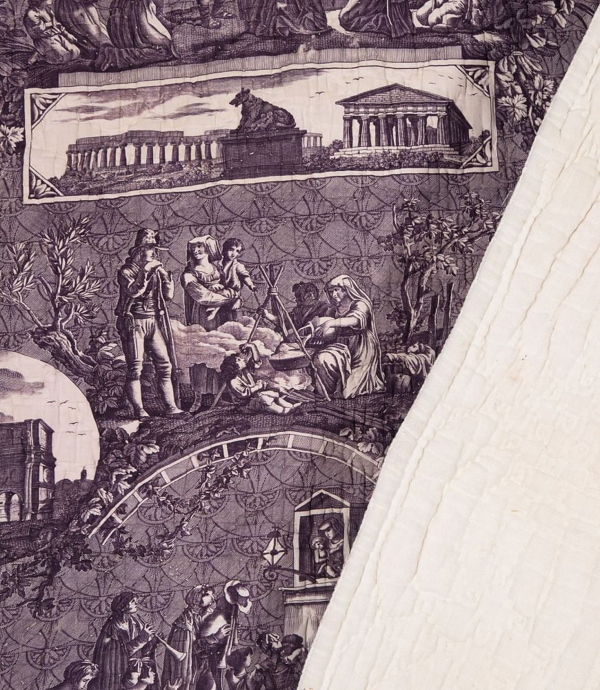French 'Le Romain' Toile de Jouy Panel RT4235724