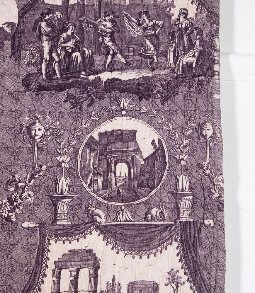 French 'Le Romain' Toile de Jouy Panel RT4235724