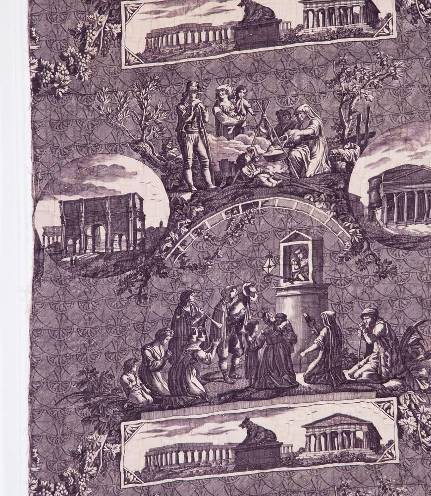 French 'Le Romain' Toile de Jouy Panel RT4235724