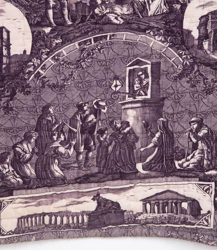 French 'Le Romain' Toile de Jouy Panel RT4235724