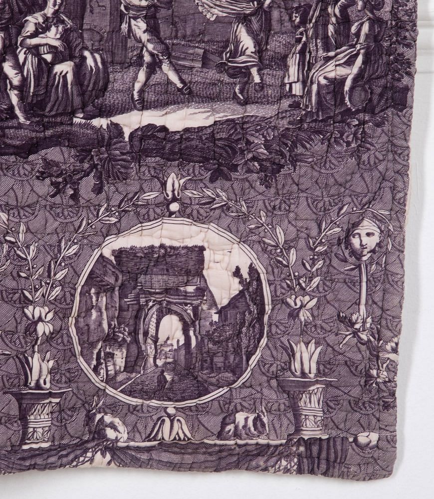 French 'Le Romain' Toile de Jouy Panel RT4235724