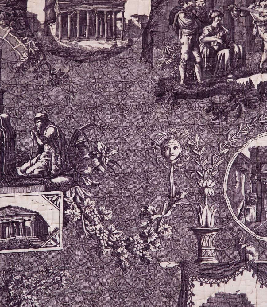 French 'Le Romain' Toile de Jouy Panel RT4235724