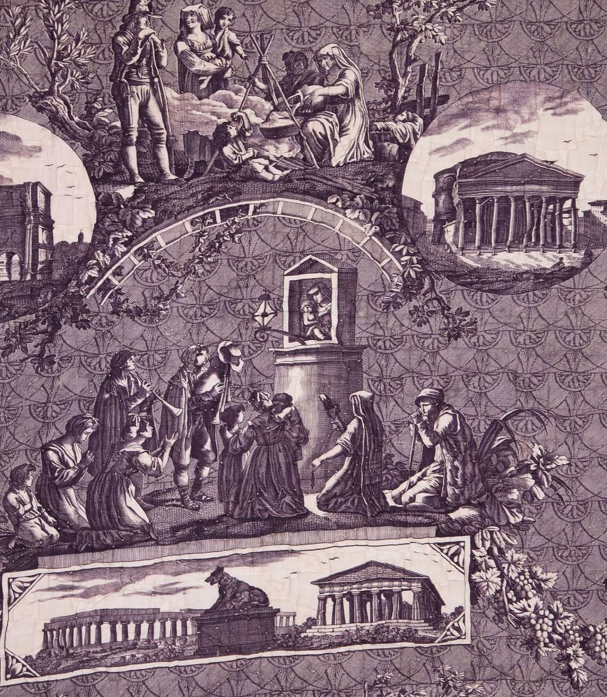 French 'Le Romain' Toile de Jouy Panel RT4235724