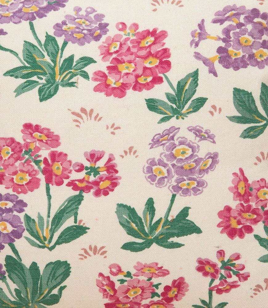 Early 20th Century Primroses Cushion with Tassels RT4237674