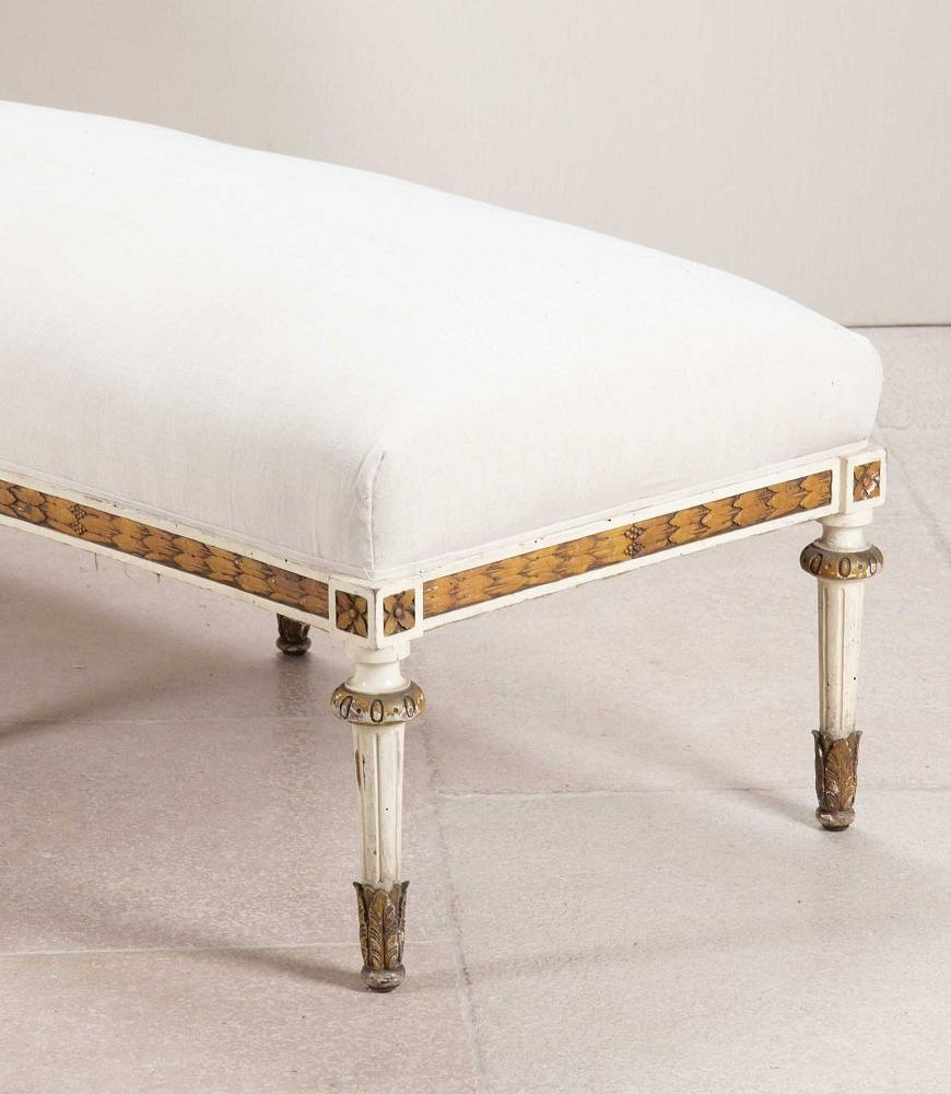 19th Century French Painted and Gilded Daybed SB0142302