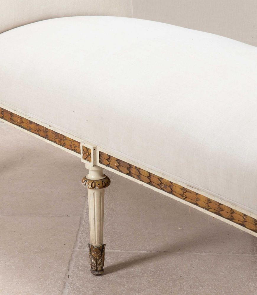 19th Century French Painted and Gilded Daybed SB0142302